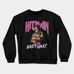 Bret Hart Hitman Pop Crewneck Sweatshirt